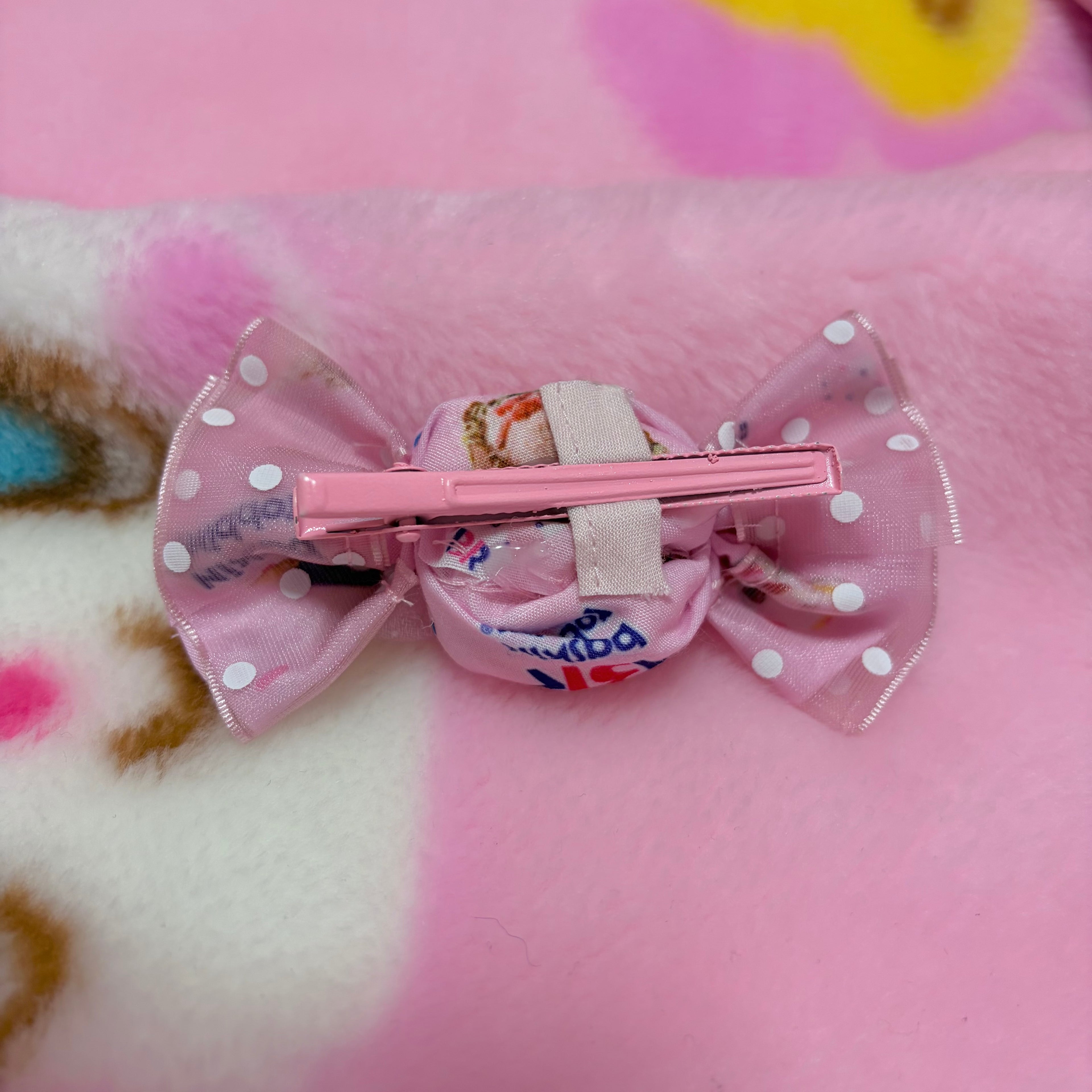 icecream fabric candy hair clip