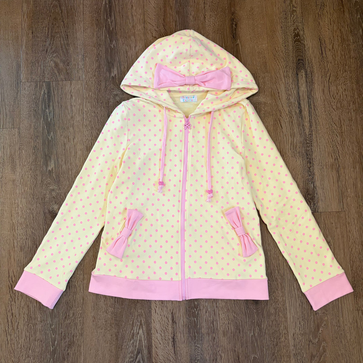 (PRE-ORDER) ribbon dot hoodie (read description)