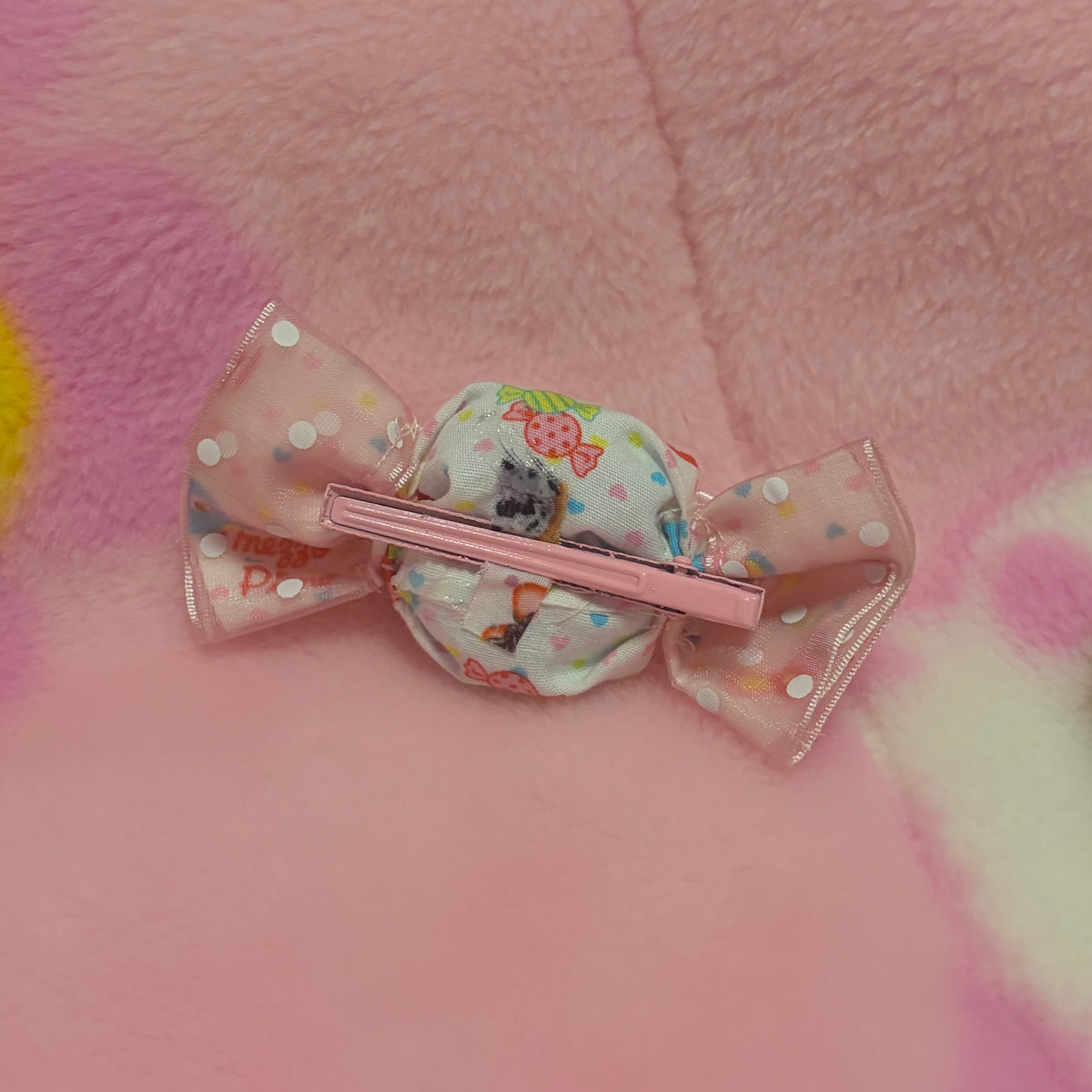 MP fabric candy hair clip