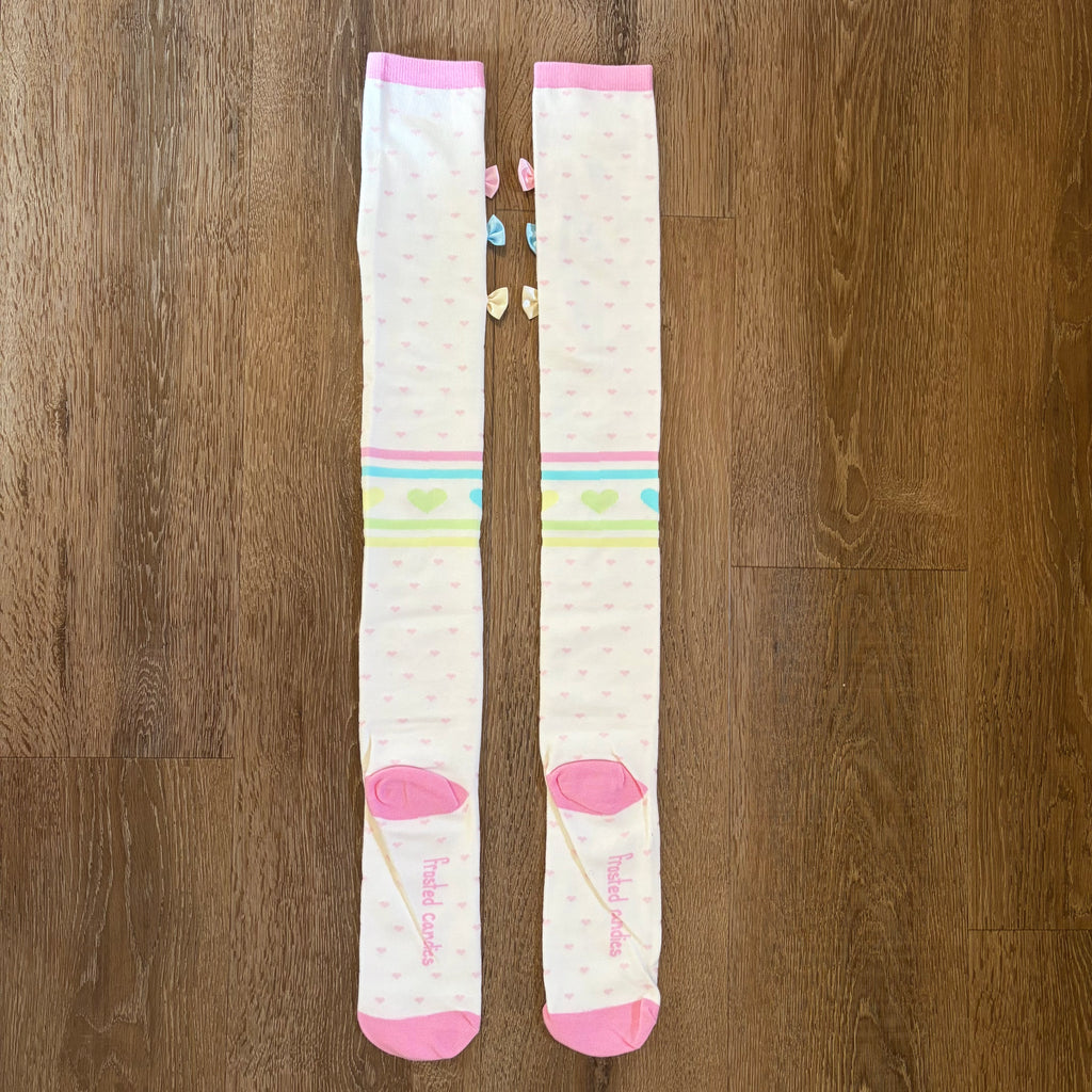 triple bow socks