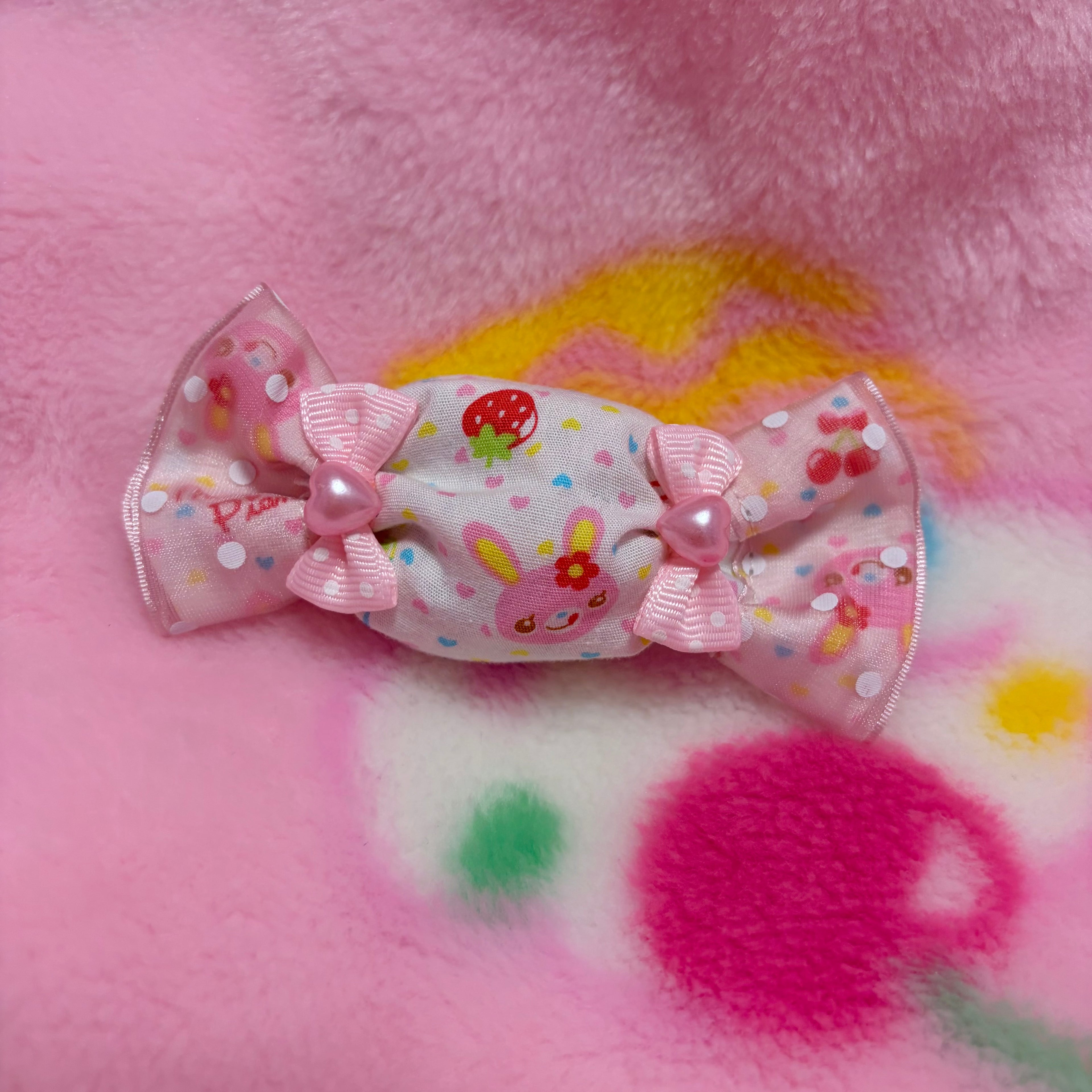 mezzo piano fabric candy hairclip