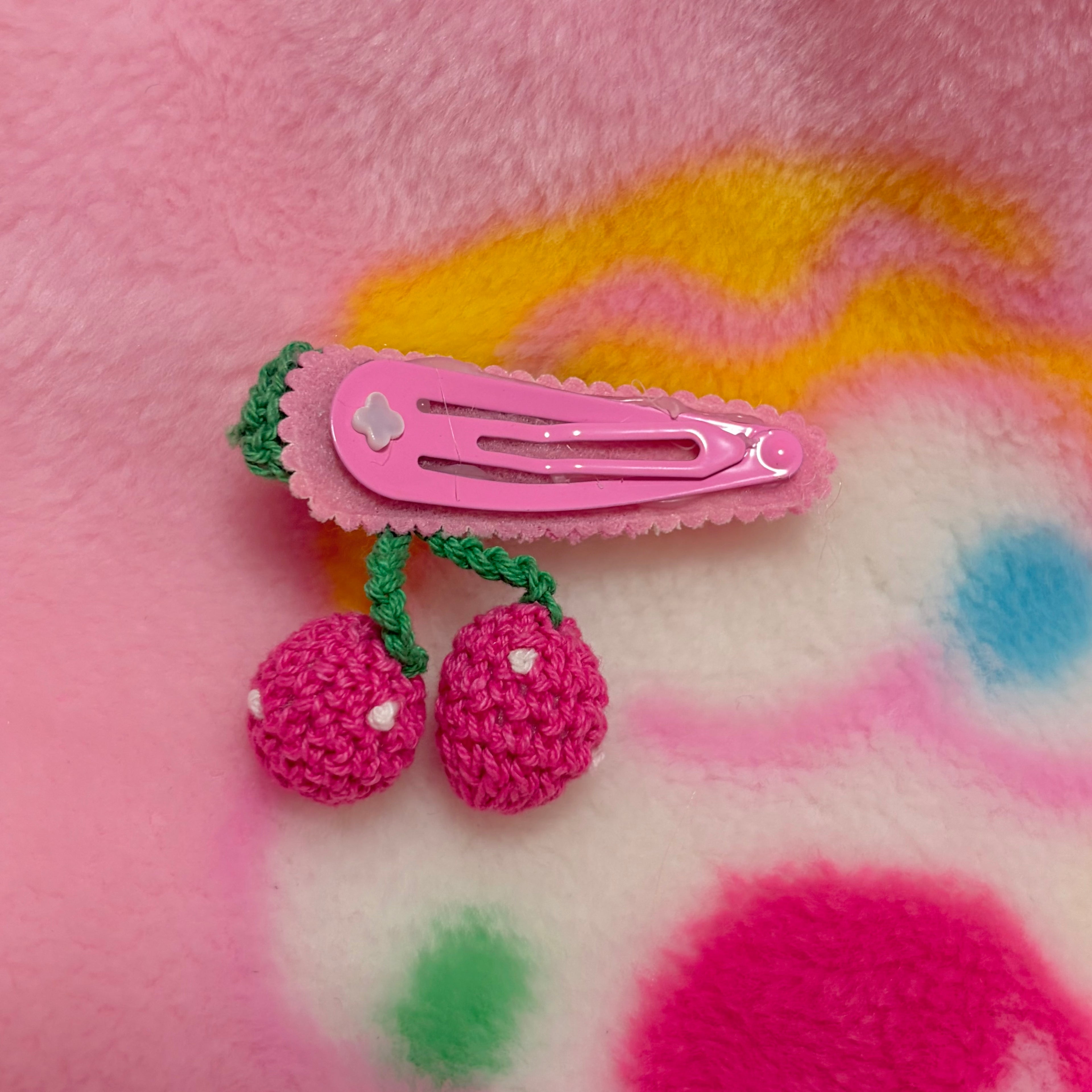 strawberry hairclip