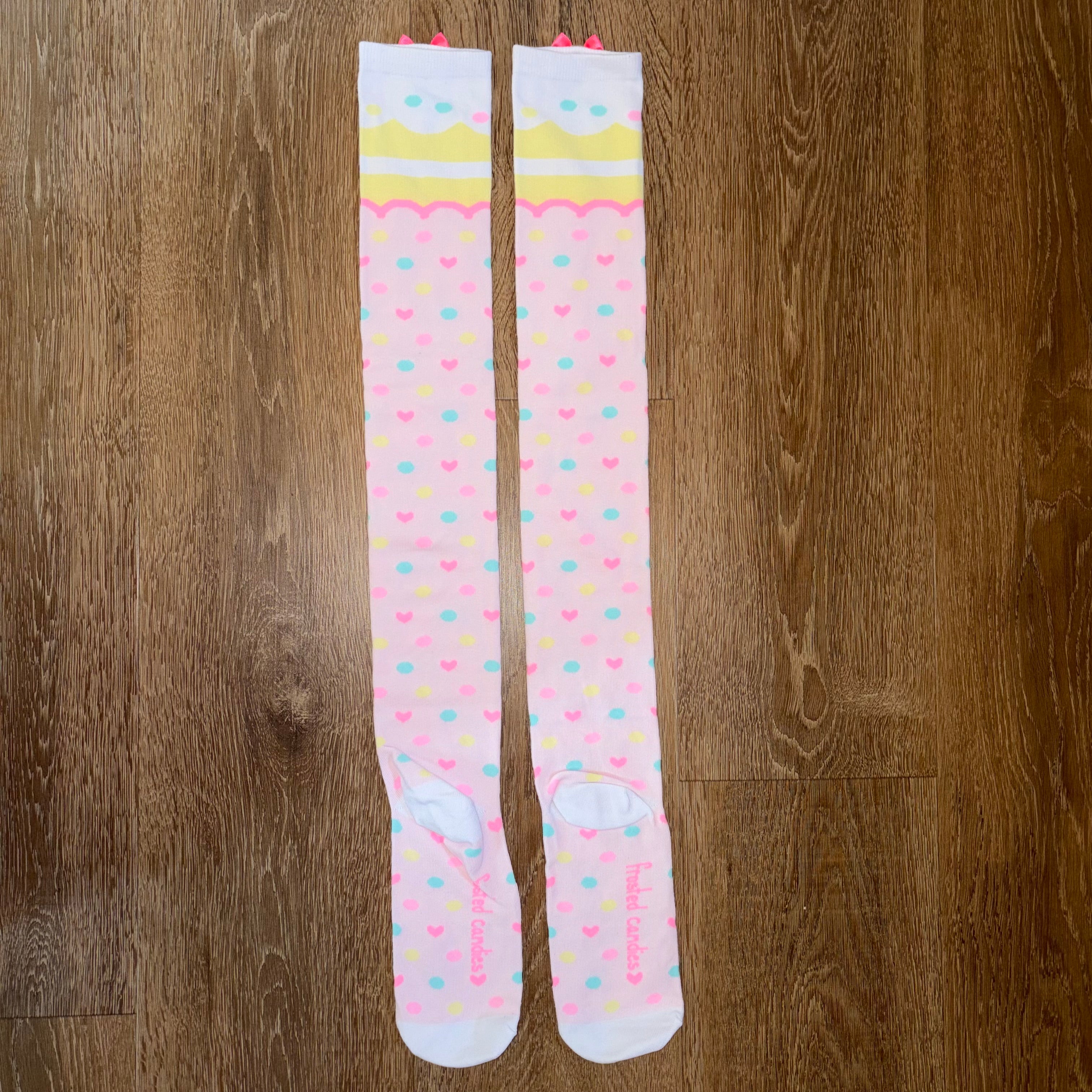 cupcake sprinkle socks (read description)