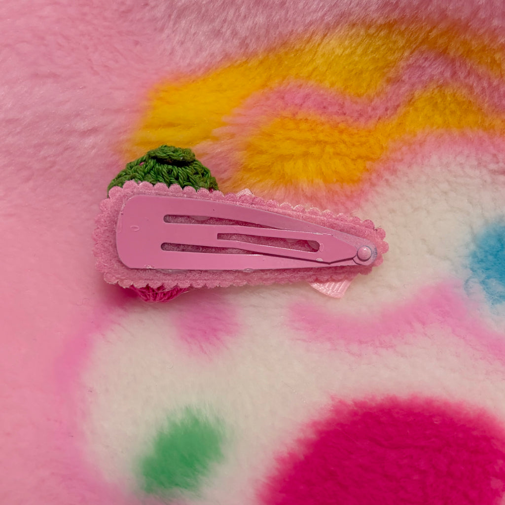 strawberry hairclip