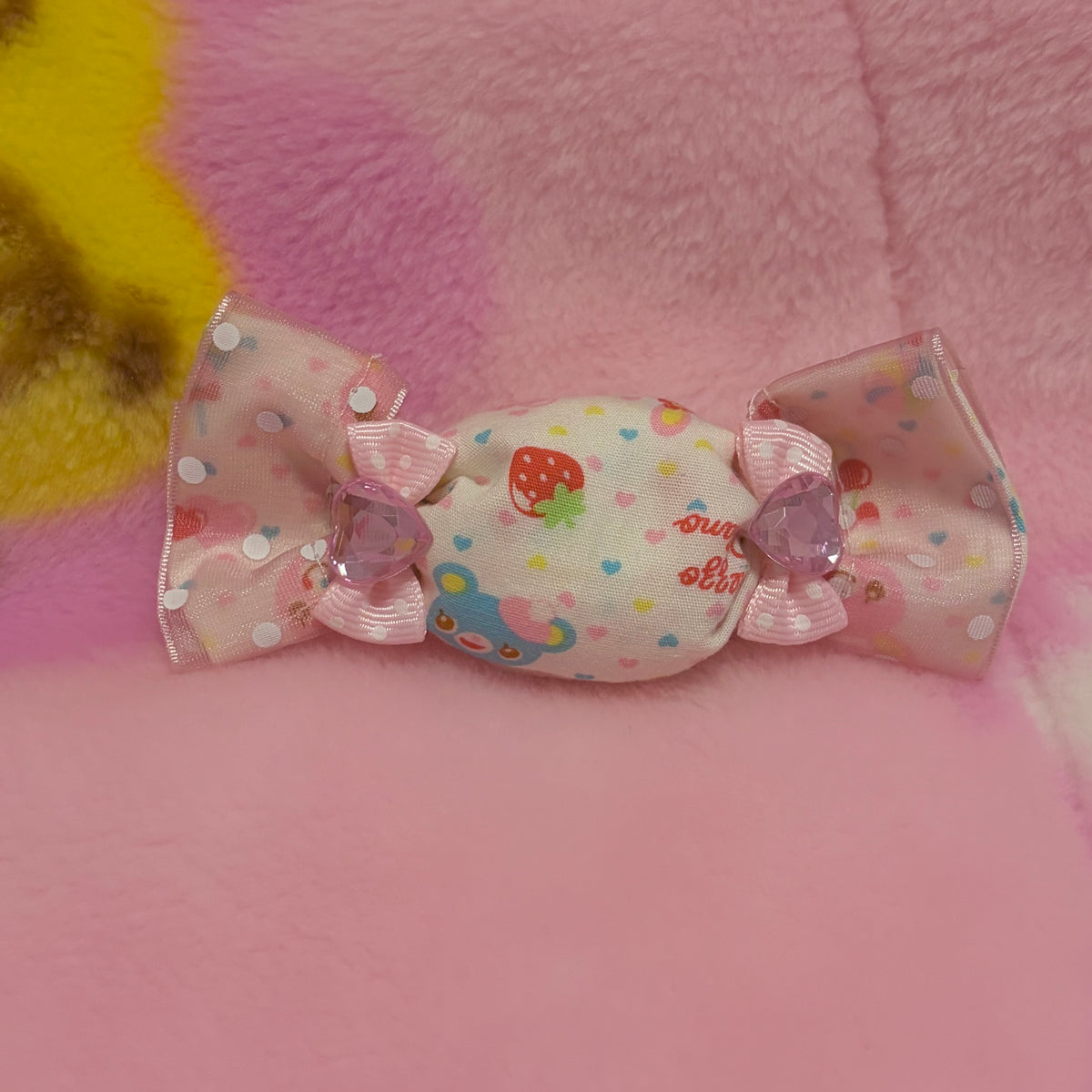 MP fabric candy hair clip
