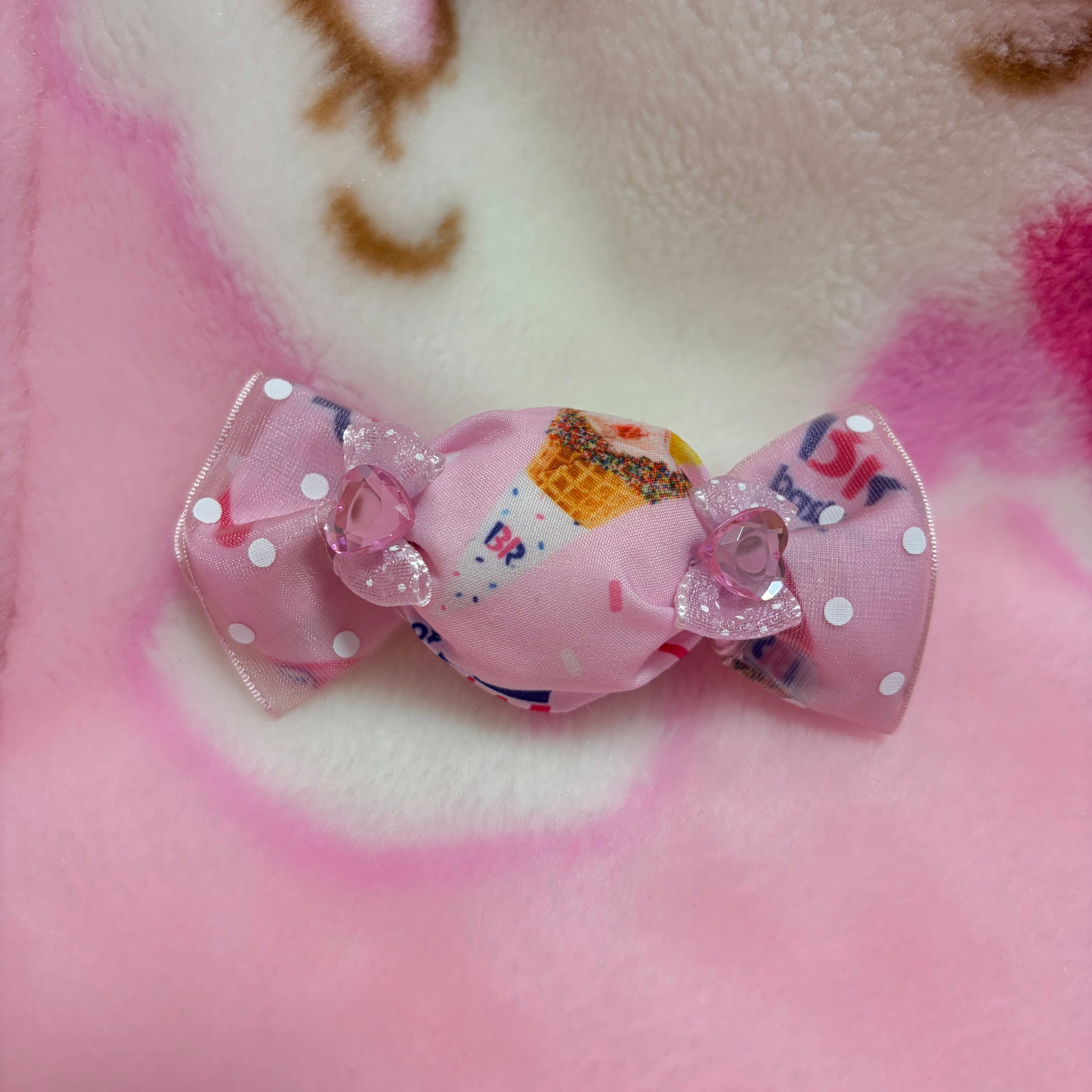 icecream fabric candy hairclip