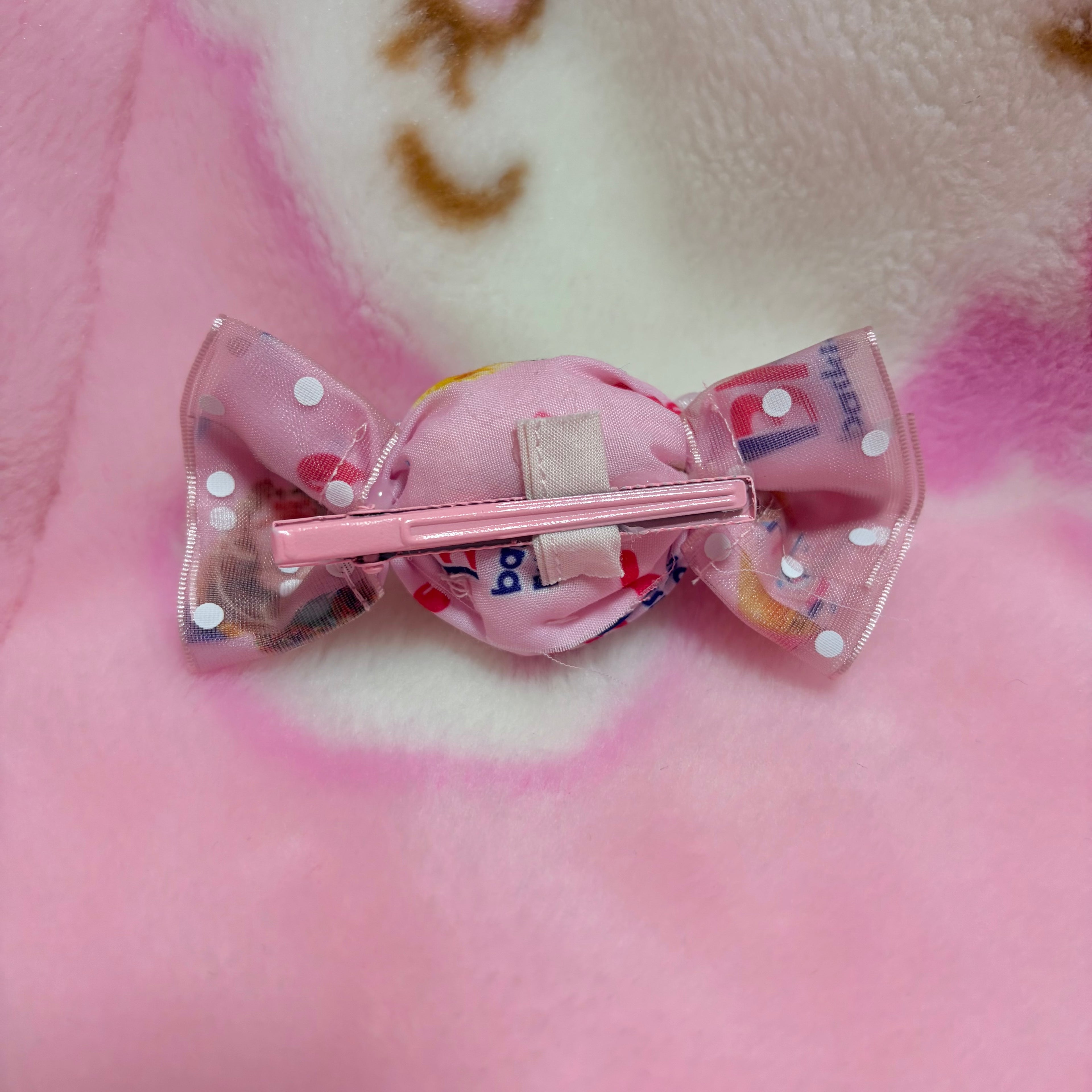 icecream fabric candy hairclip