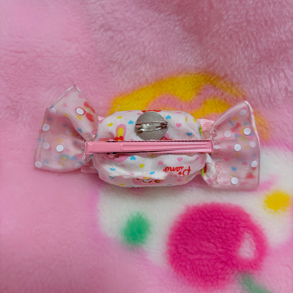 mezzo piano fabric candy hairclip/brooch