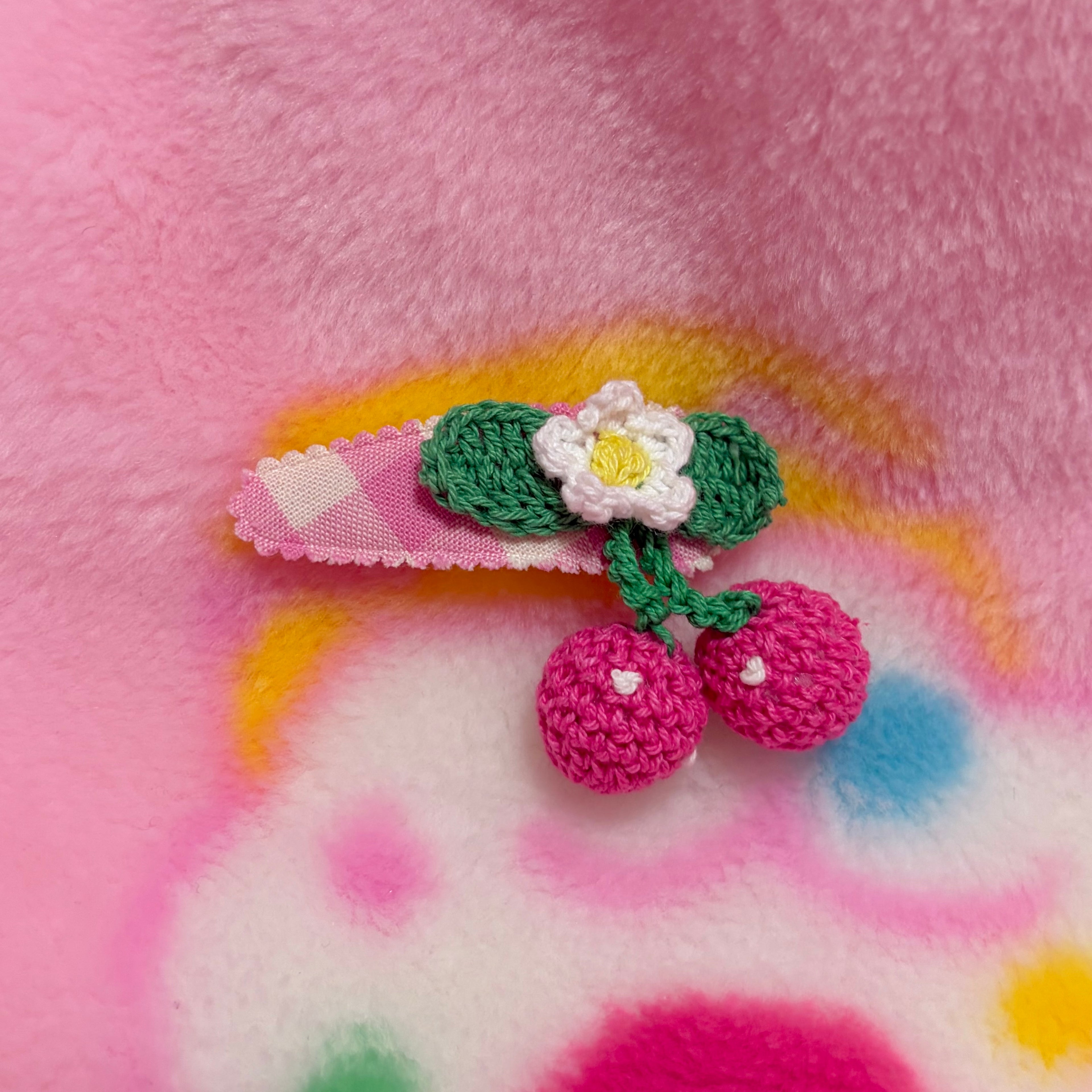 strawberry hairclip