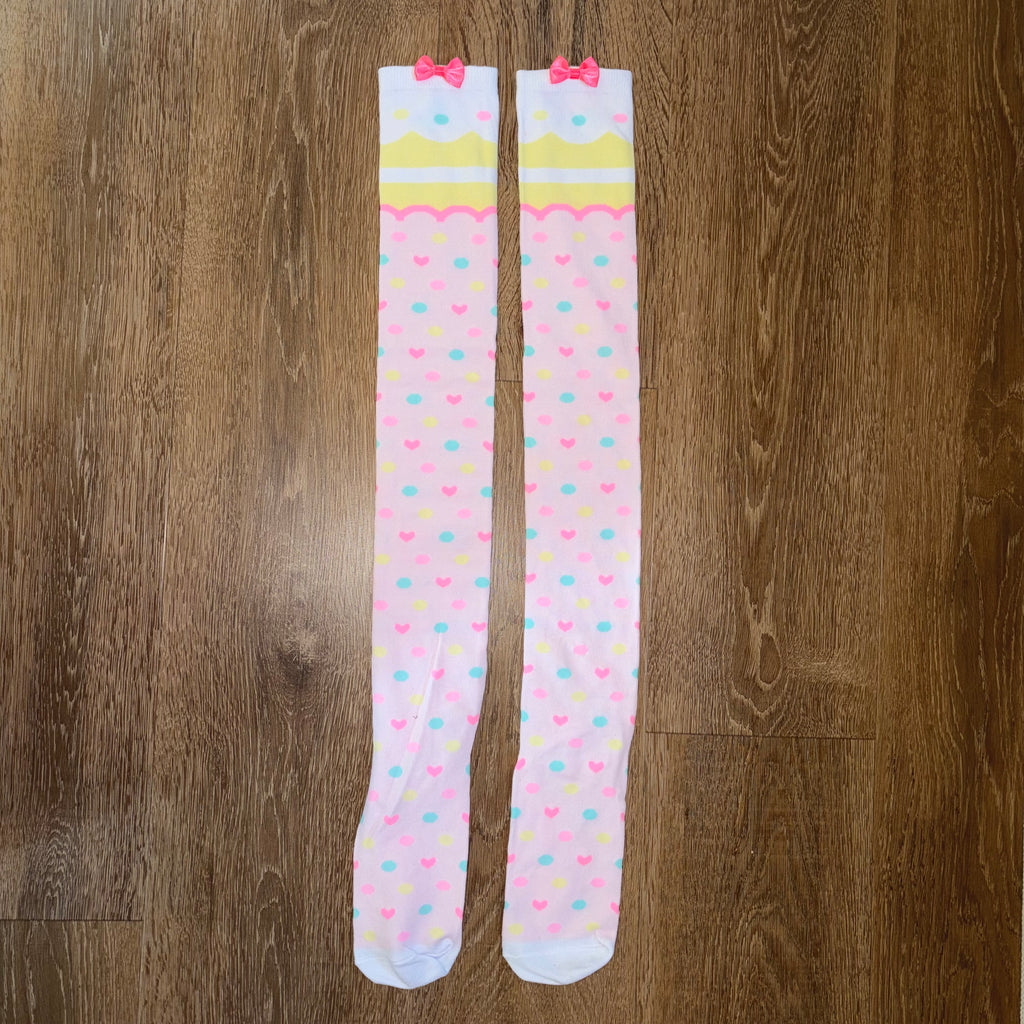 cupcake sprinkle socks (read description)