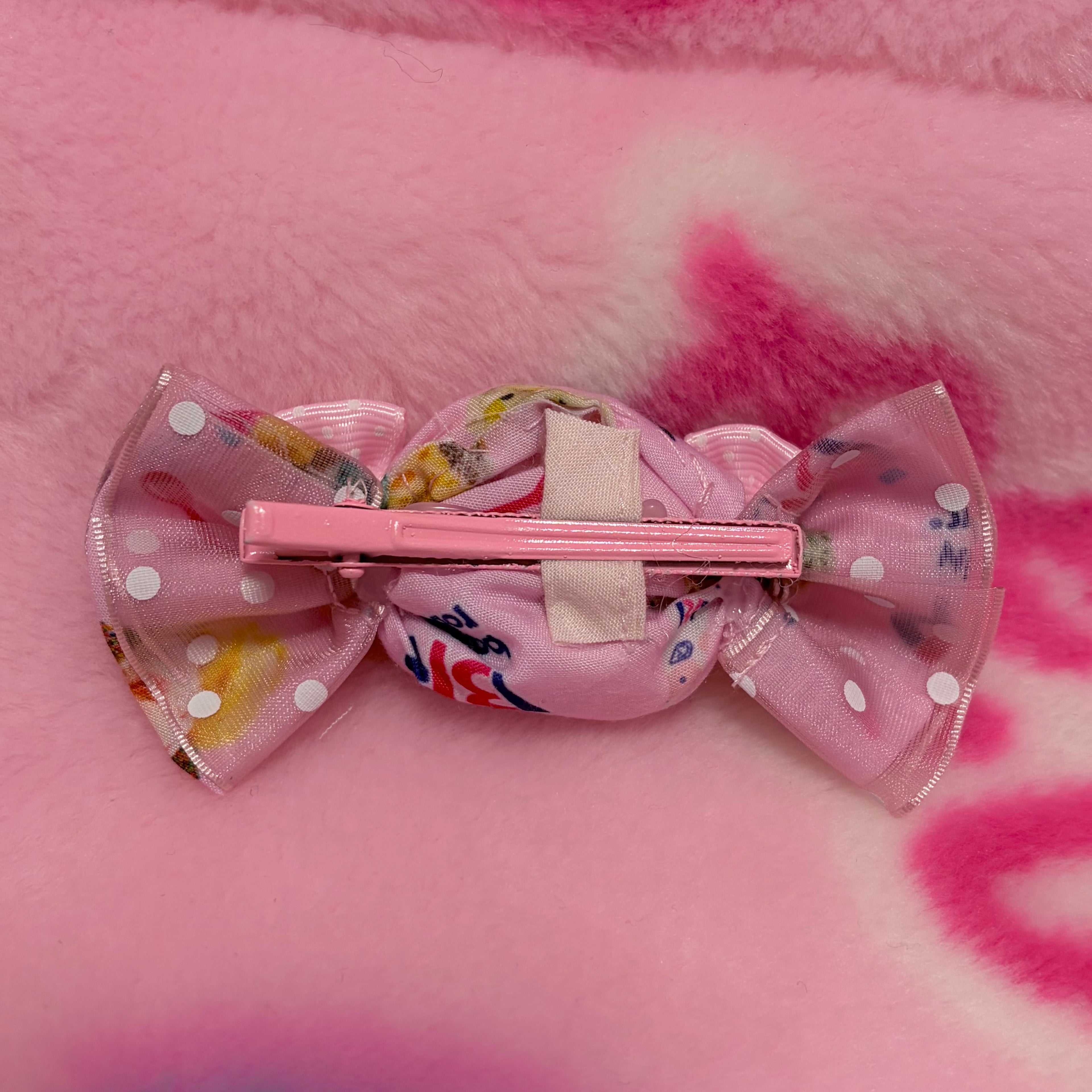 icecream fabric candy hair clip