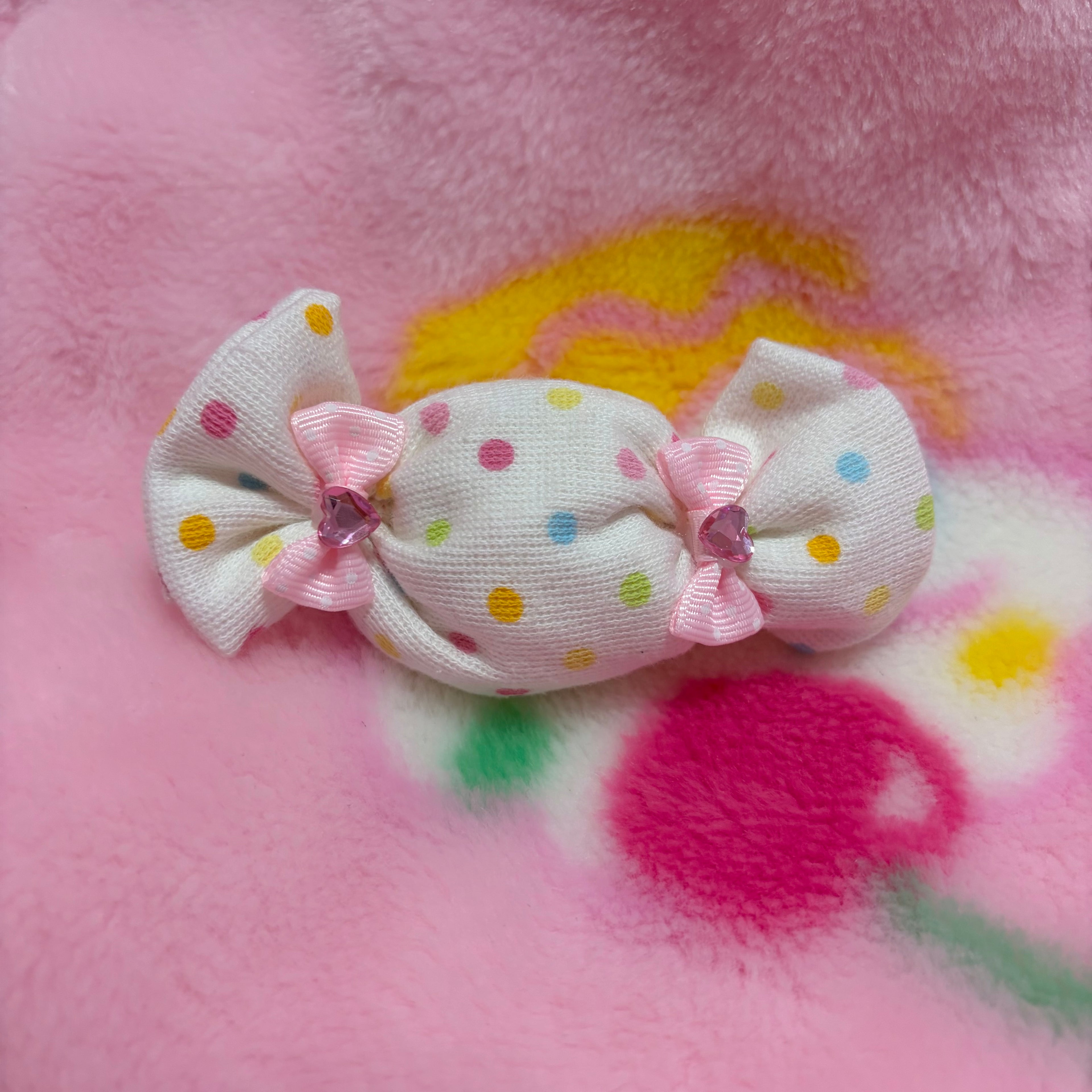 dot candy hairclip