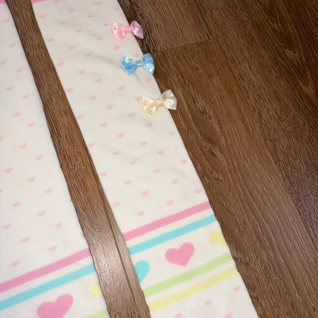 triple bow socks