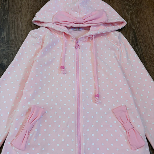 (PRE-ORDER) ribbon dot hoodie (read description)