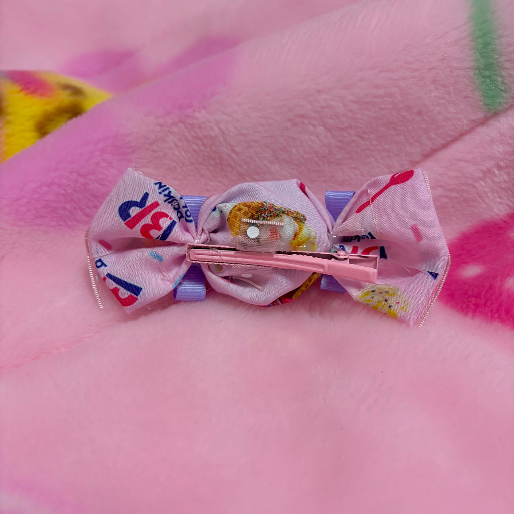 icecream fabric candy hair clip