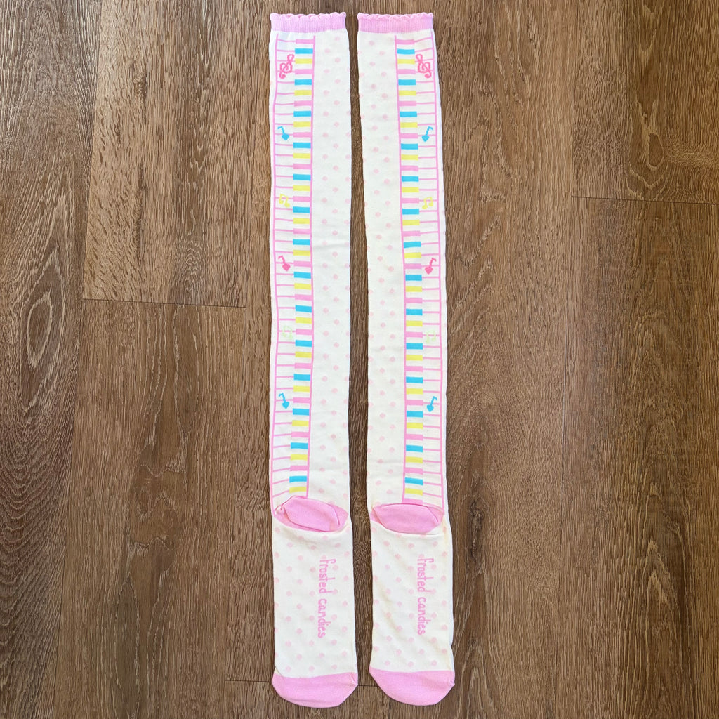 pastel melody socks