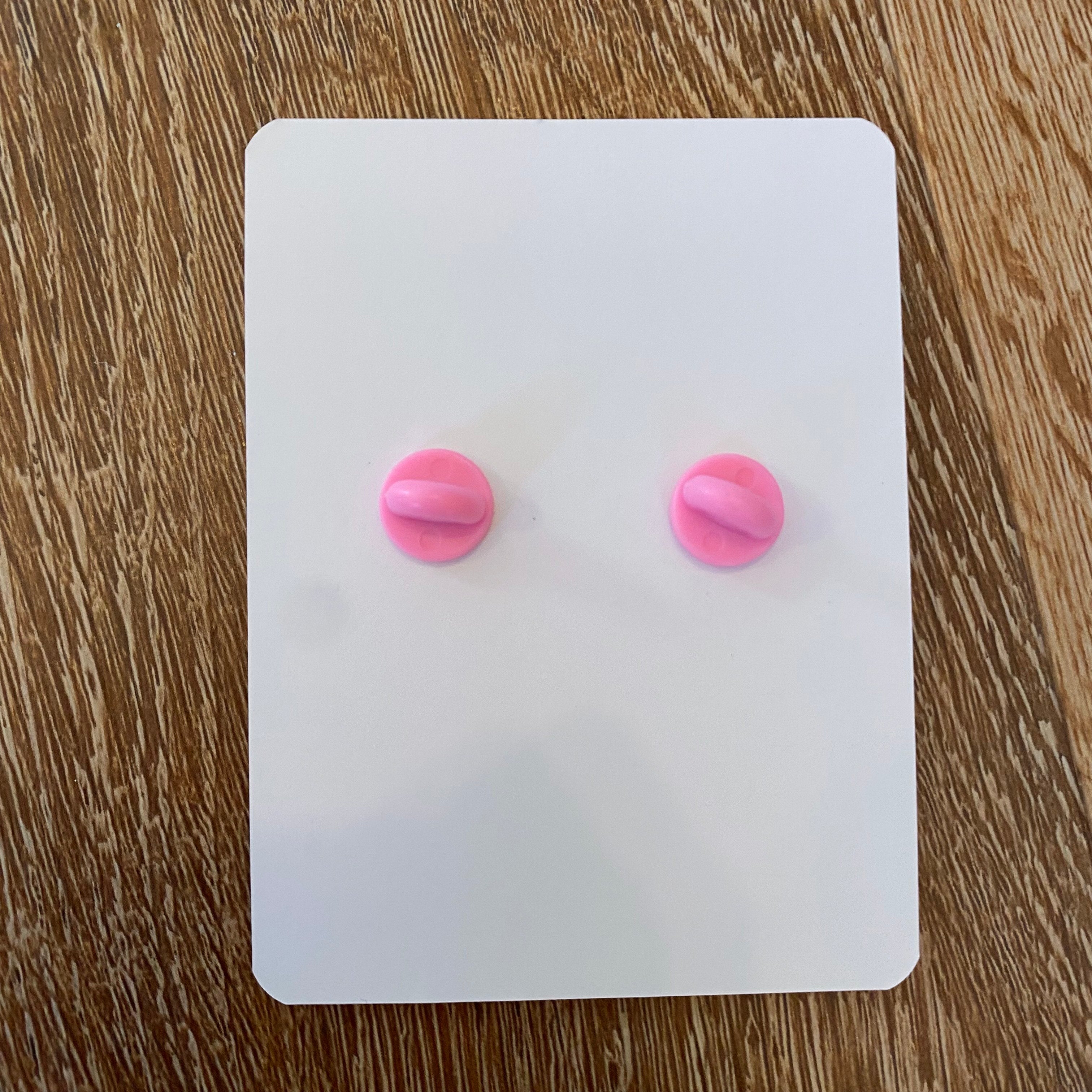 strawberry ribbon enamel pin