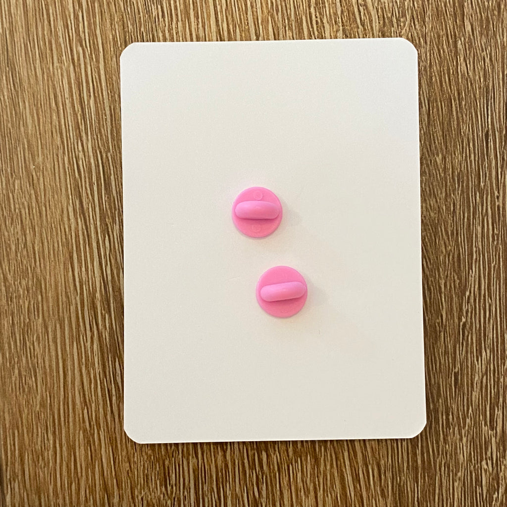 strawberry enamel pin